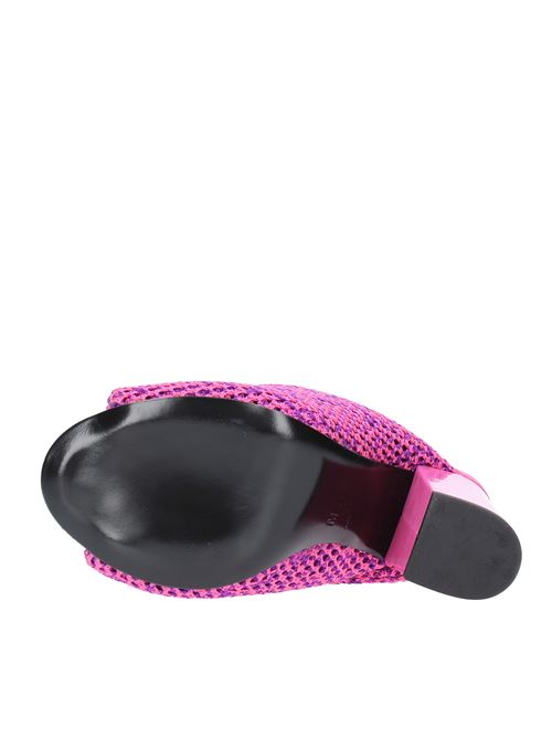 Fabric and leather mules MSGM | 3241MDS216 272 15FUXIA